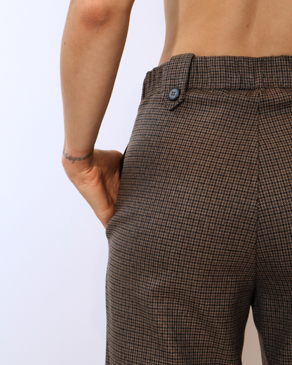 Pantalone dritto Quadretti
