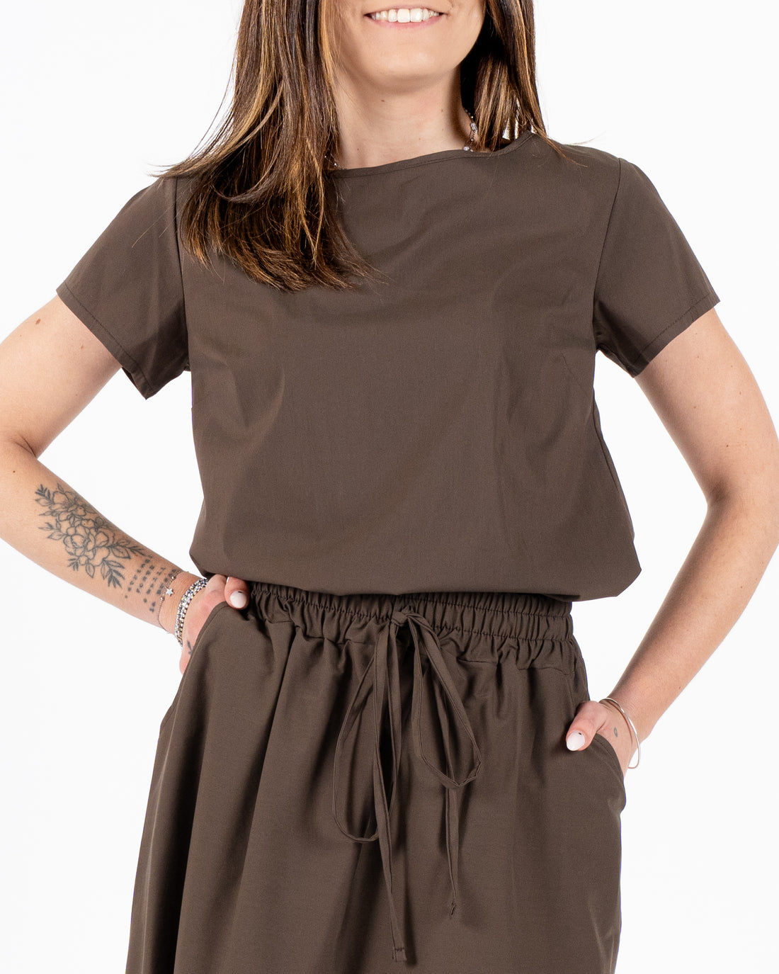 T-shirt Popeline
