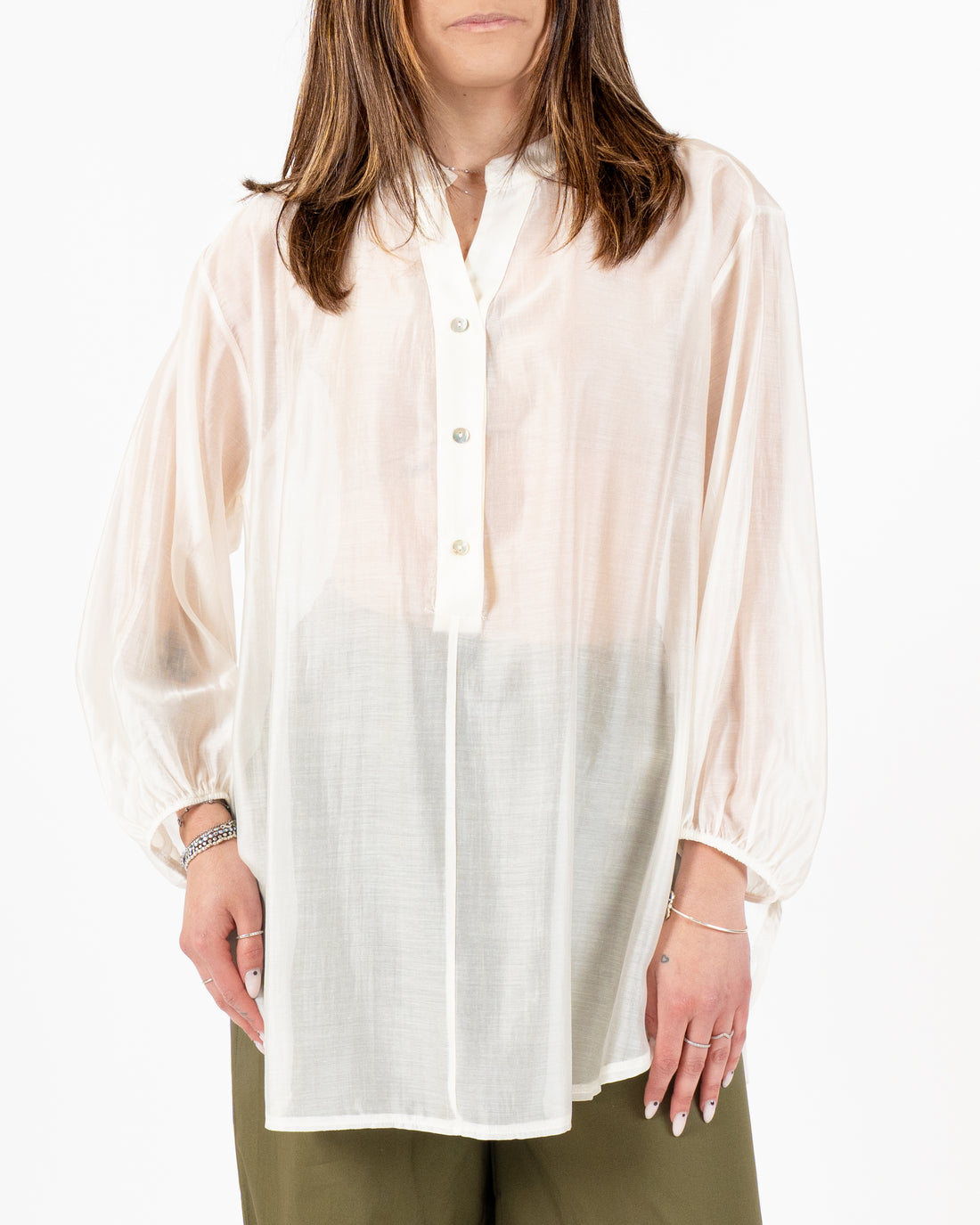 Camicia coreana oversize