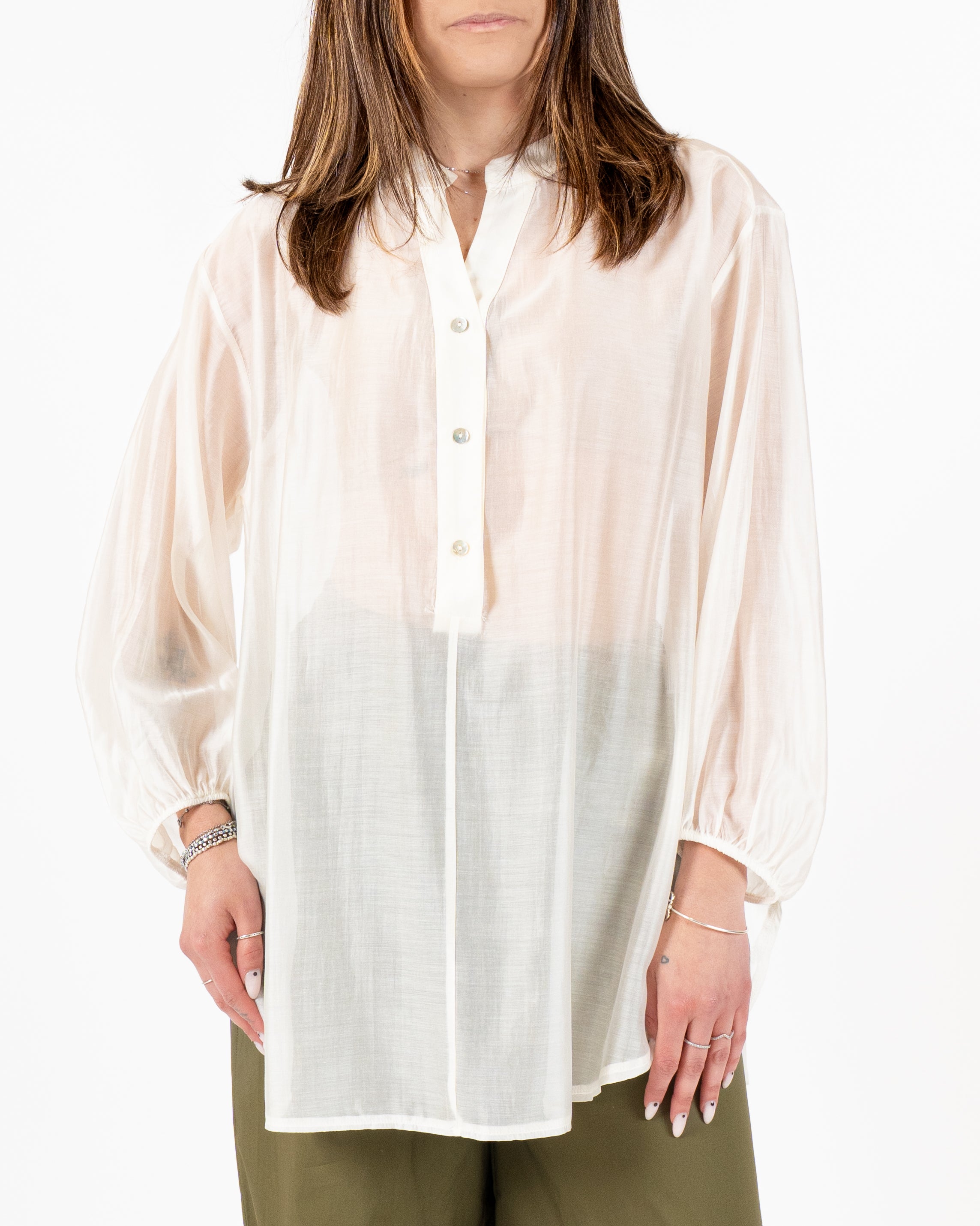 Camicia coreana oversize
