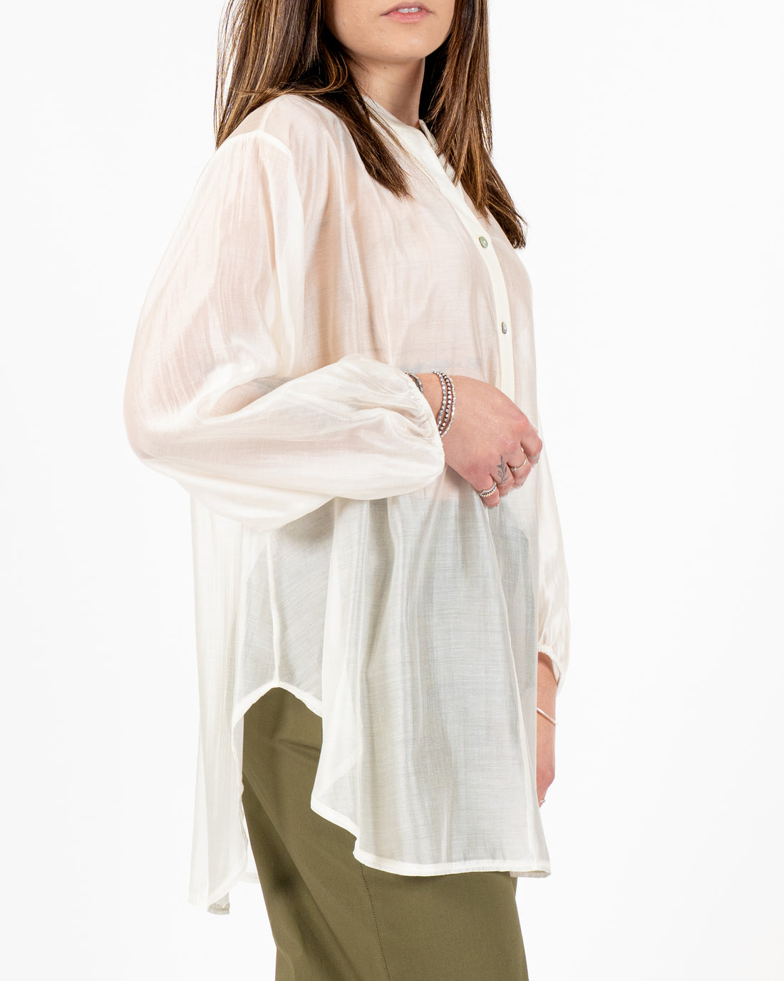 Camicia coreana oversize