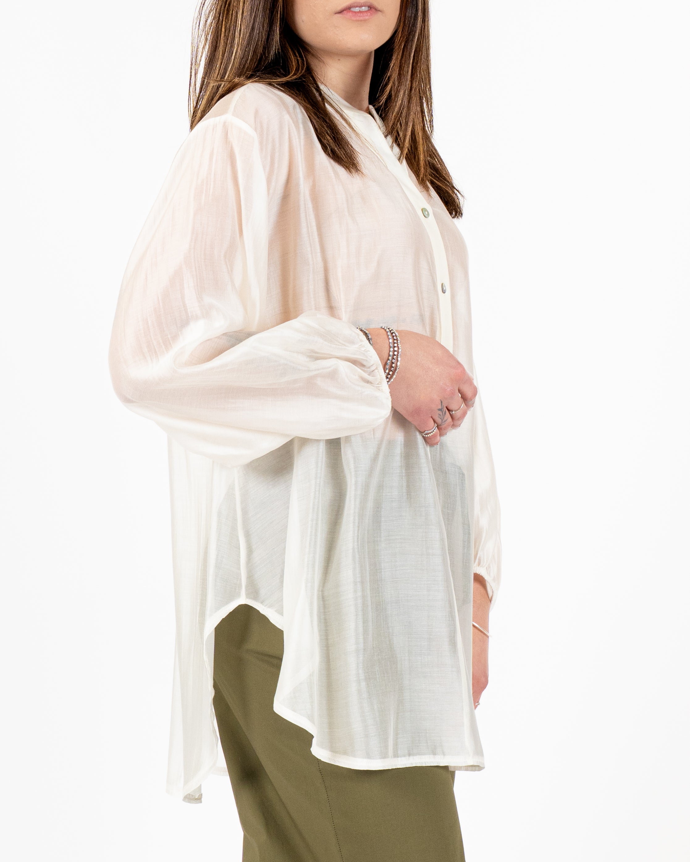 Camicia coreana oversize