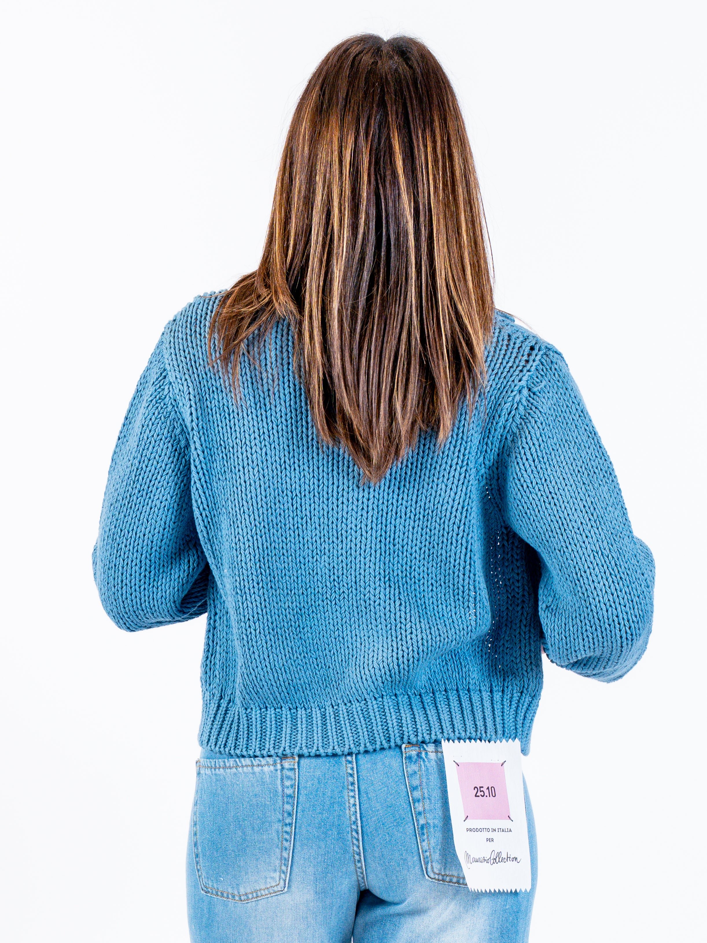 Bomber tricot aperto