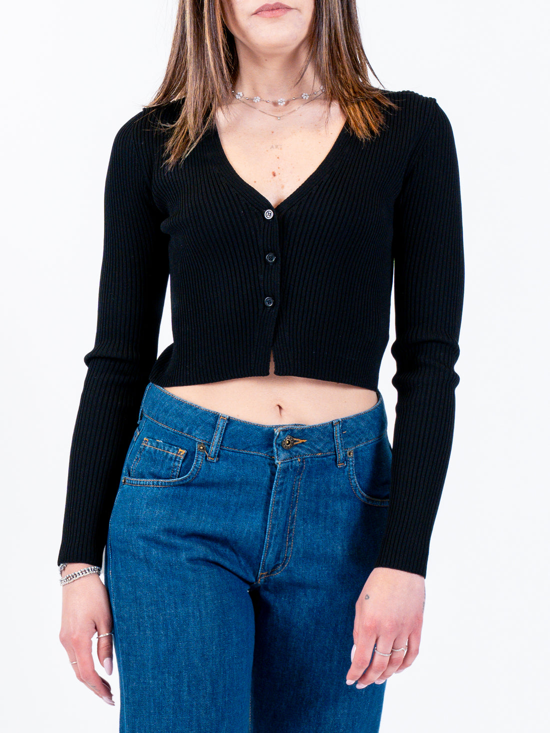 Cardigan cropped costine
