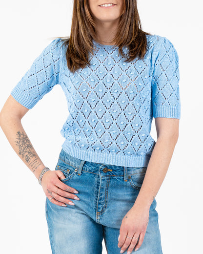 Maglia sbuffo Crochet